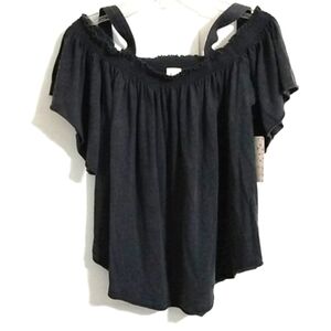 FREE PEOPLE NWT OFF SHOULDER CROP TOP SIZE XS